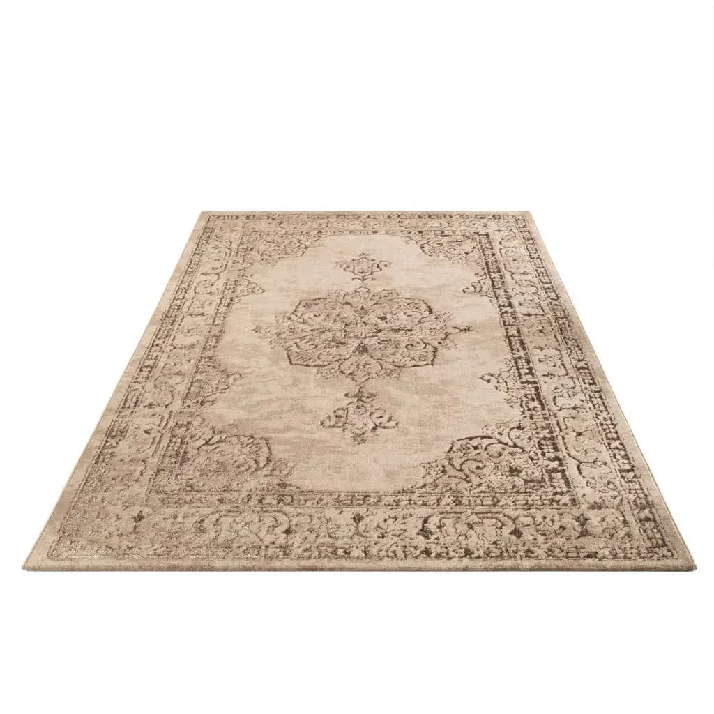 Kurzflorteppich 200 x 280 cm Beige