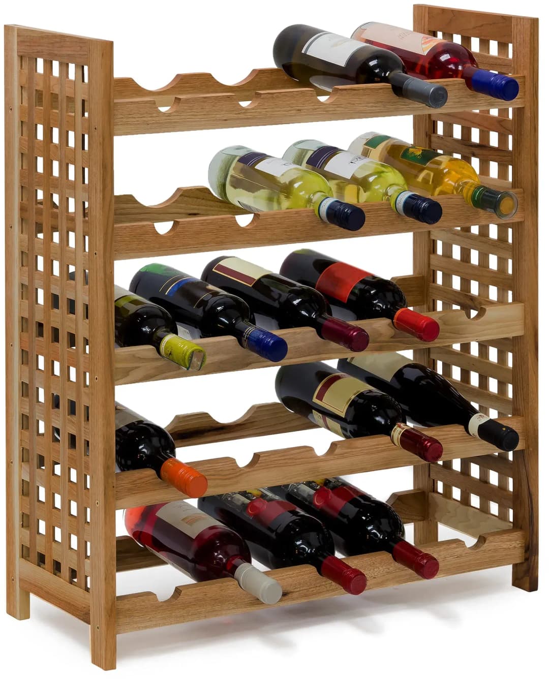 Weinregal 73 x 63 x 25 cm Walnuss