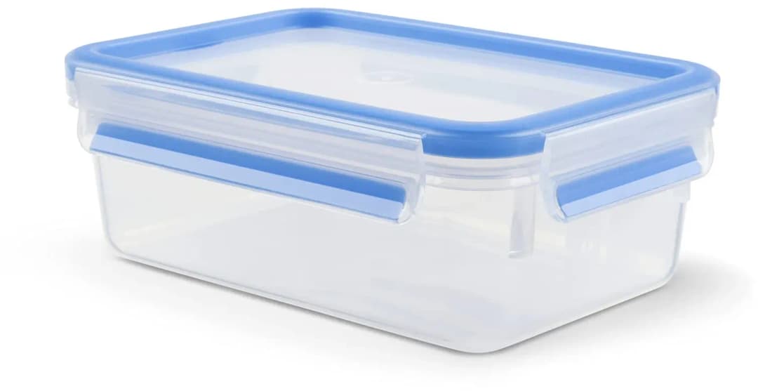 Frischhaltedose rechteckig blau 7 cm hoch 1,0 l