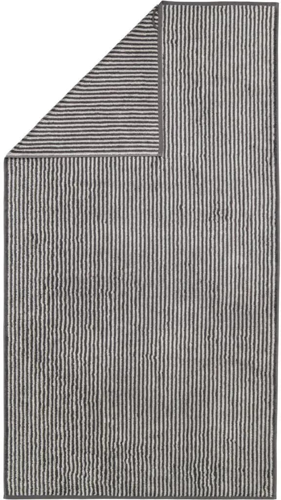 Two-Tone Stripes Duschtuch 80 x 150 cm grau