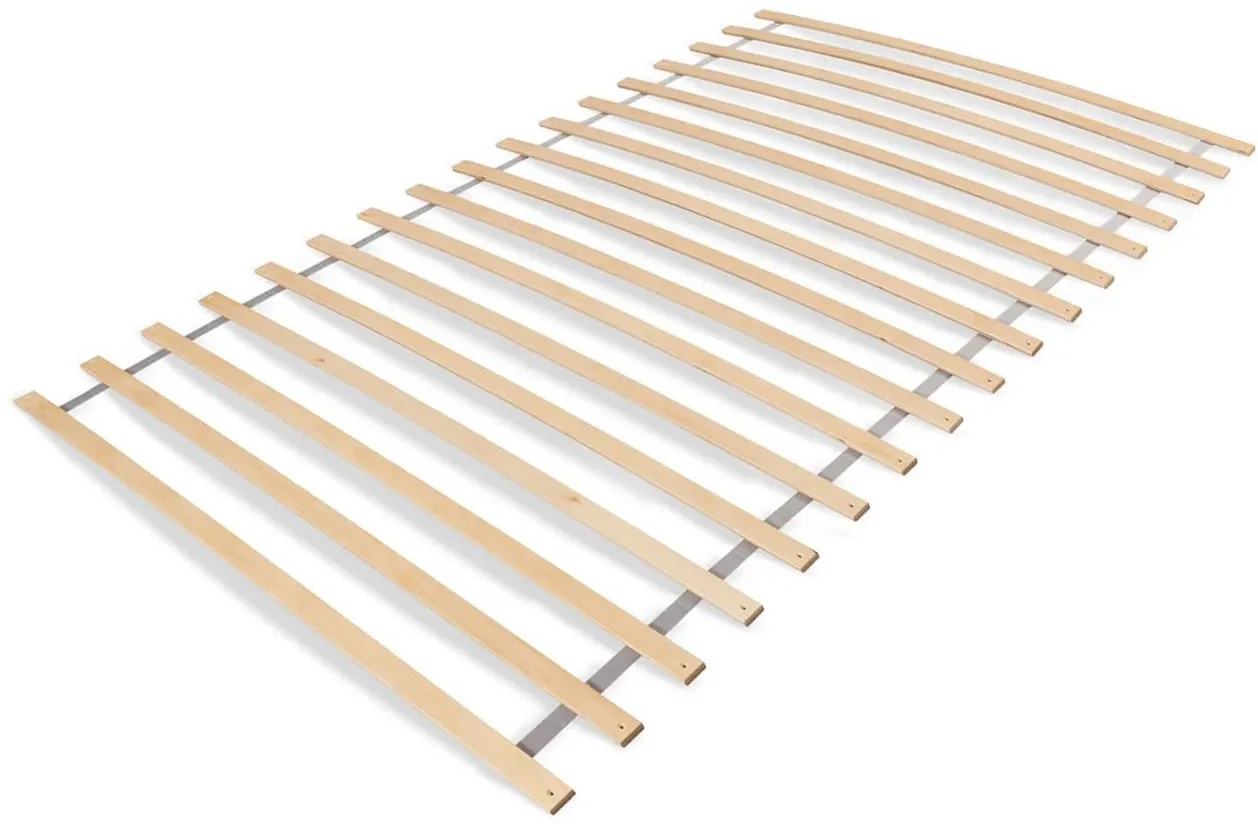 Rollrost Birke mit Kopf- und Fußteil verstellbar 100 x 200 cm