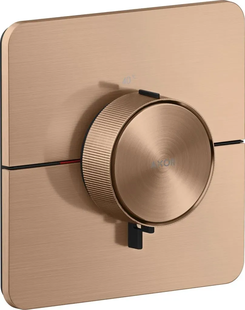 ShowerSelect ID Thermostat Unterputz softsquare für 1 Verbraucher Brushed Red Gold 36775310