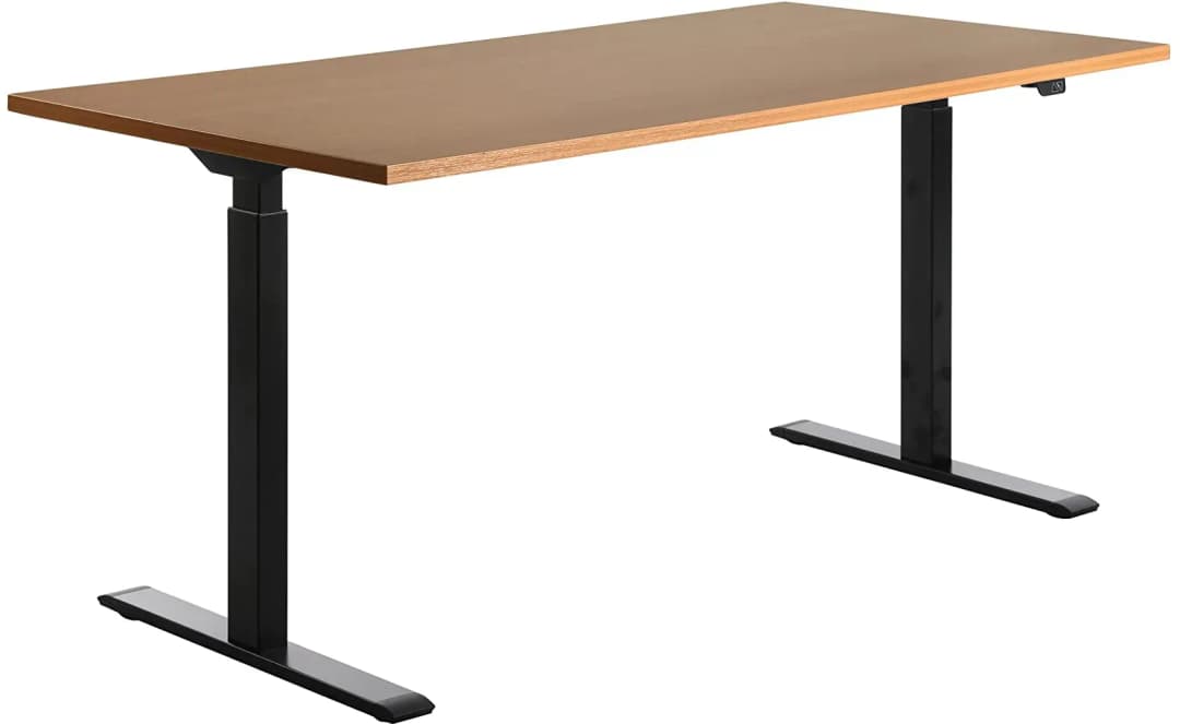Schreibtisch E-Table Buche / Schwarz