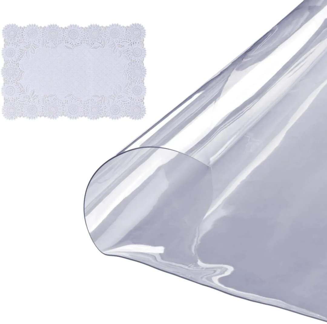 Tischfolie Tischschutz φ 1230 mm Transparent