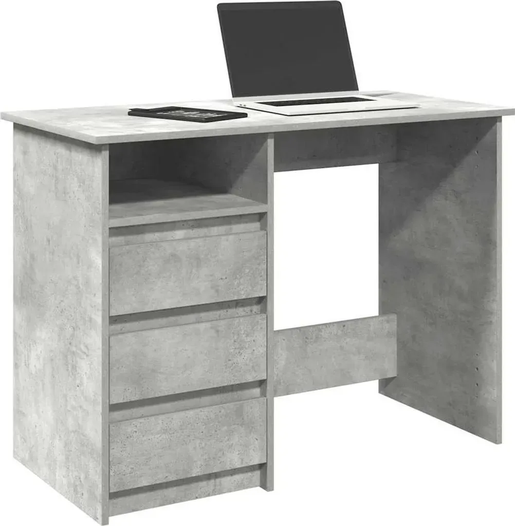Schreibtisch Betongrau
