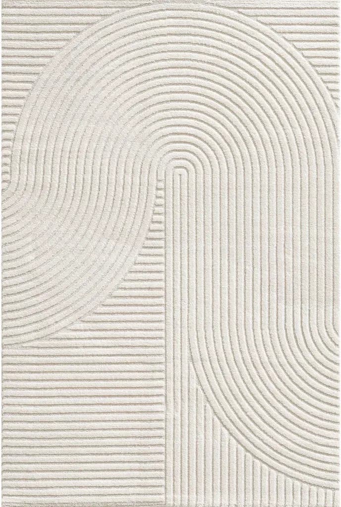 Elio Webteppich 80 x 150 cm Creme/Beige