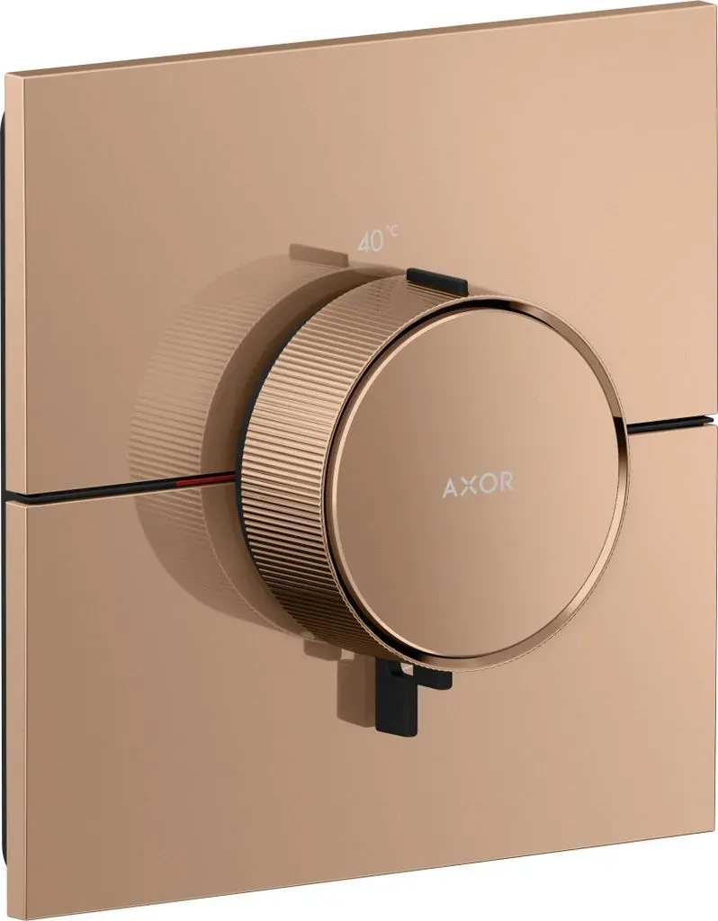 ShowerSelect ID Thermostat Unterputz eckig für 1 Verbraucher Polished Red Gold 36774300