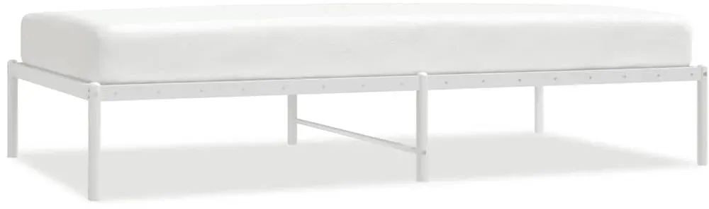 Bettgestell 100 x 190 cm Weiß