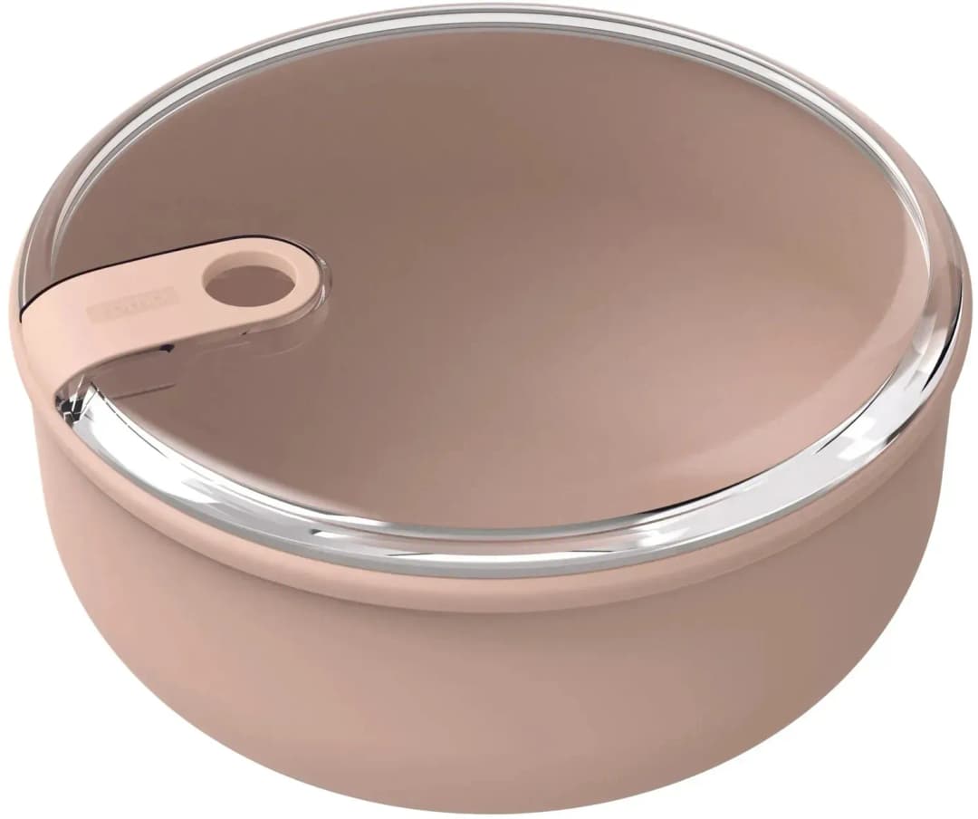 Frischhaltedose rund rosa 1,8 l