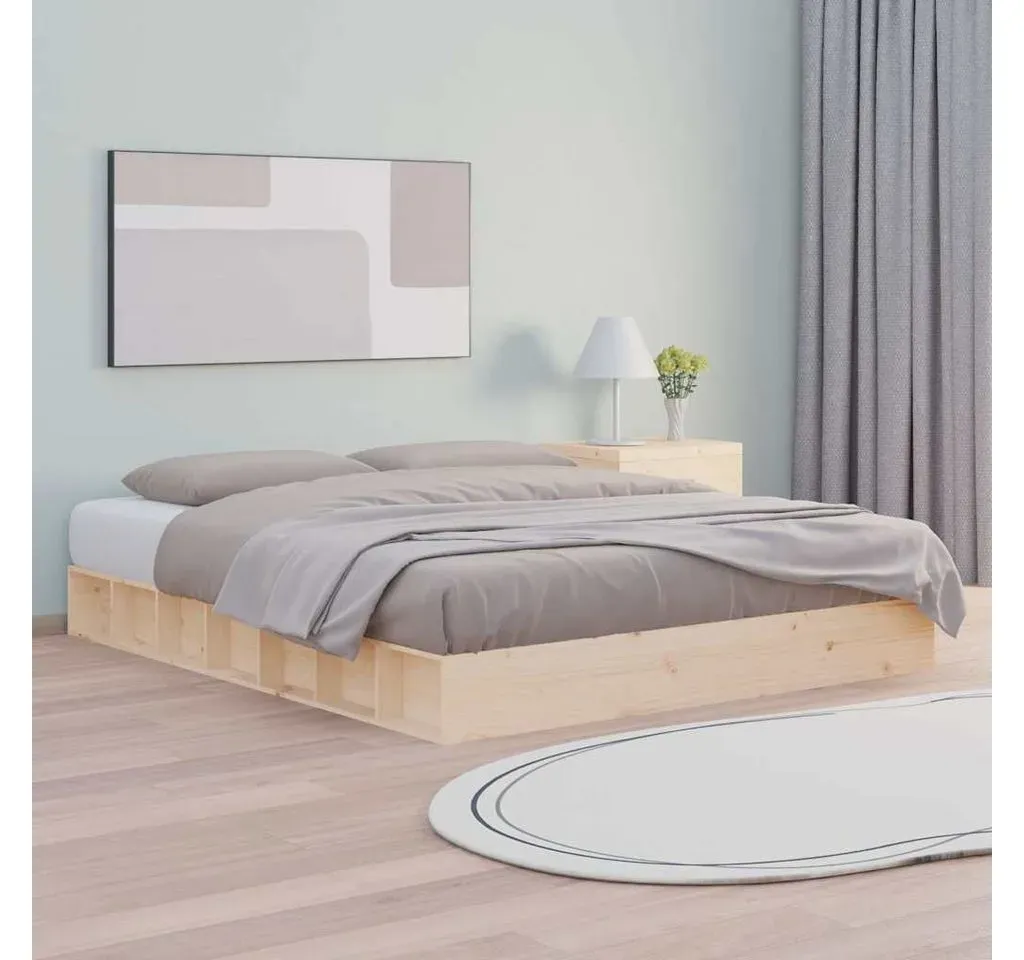Massivholzbett 180 x 200 cm Brown
