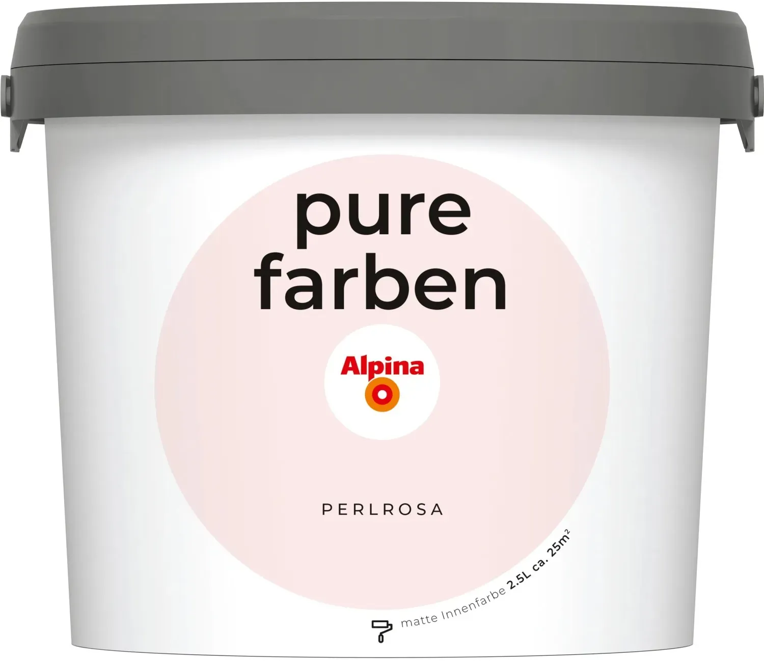 Wandfarbe Perlrosa 2,5 l