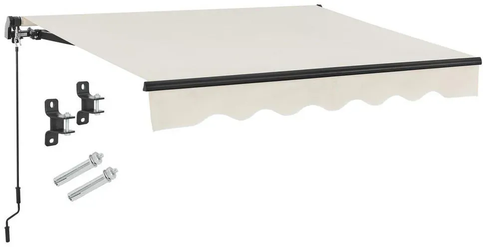 Gelenkarmmarkise 350 x 300 cm Beige
