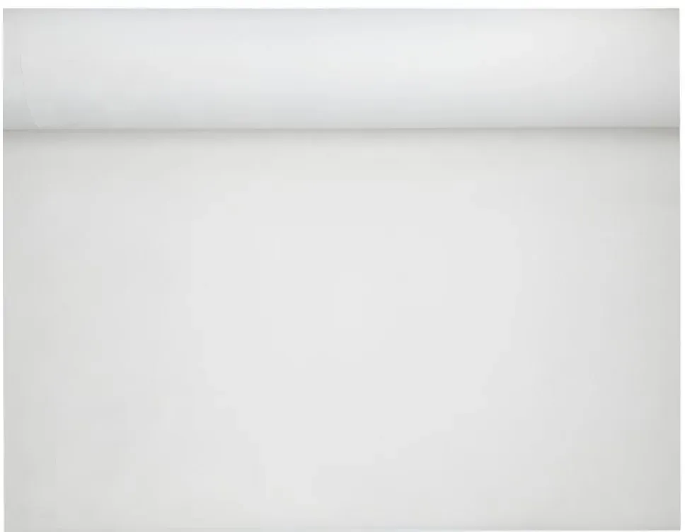Papiertischtuch mit Damastprägung 12545 50 x 0,8 m Weiß