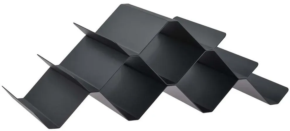 Rocks Weinregal 51 x 20 x 18 cm Schwarz