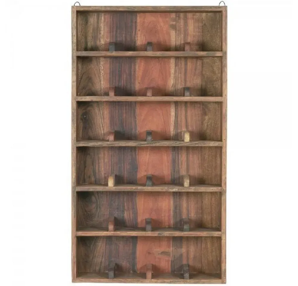 Wandregal 50 x 12 x 89 cm Braun