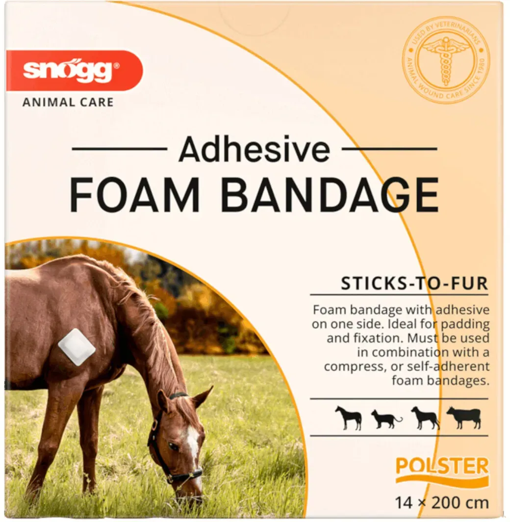 Animal Care Foam Bandage, 14 x 200 cm - elastischer Schaumverband für Tiere