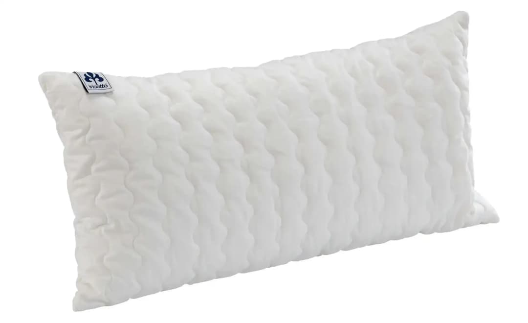 Irisette Kopfkissen Waschwolle 40 x 80 cm Weiß