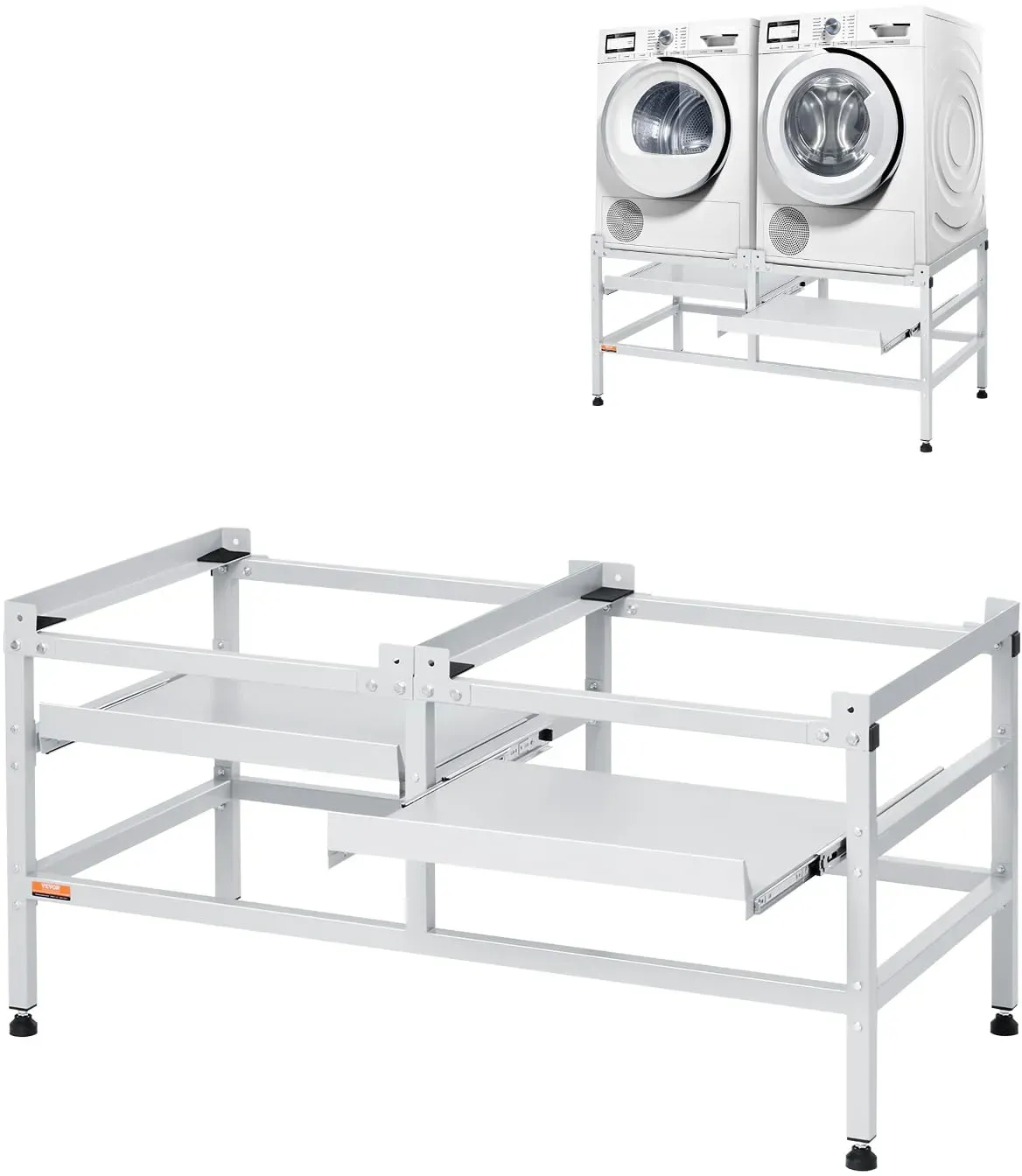 Waschmaschinen-Untergestell, 1230 x 635 x 625 mm, 267 kg Tragkraft