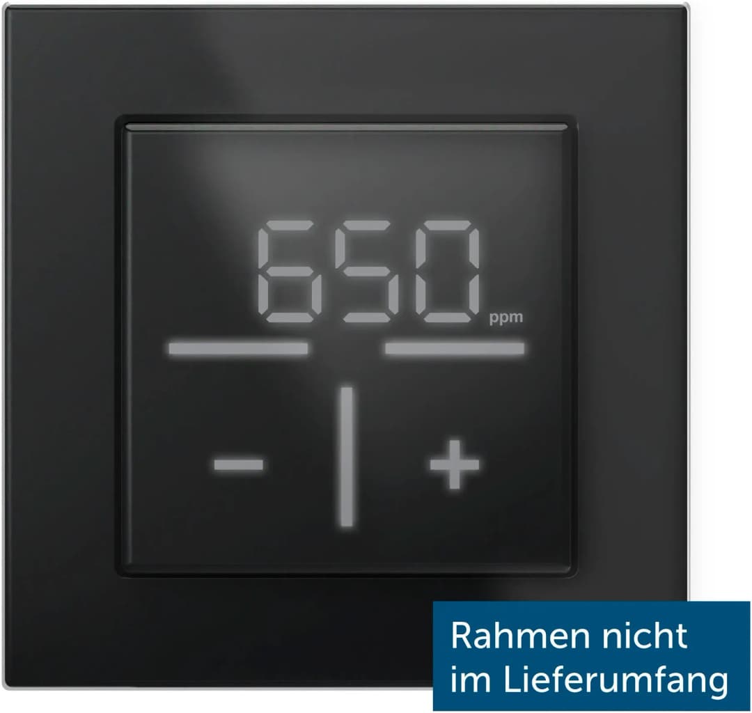 Glas-Wandthermostat mit CO2-Sensor Raumthermostat