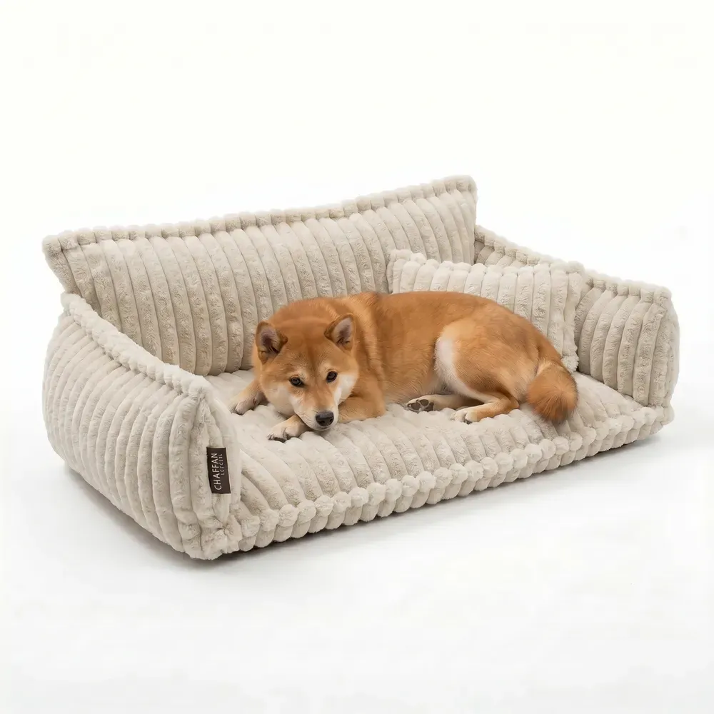 Hundesofa Chaffar XL 120 cm Creme