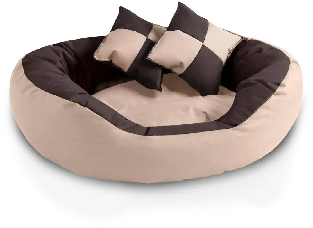 Hundekissen SABA 65 cm x 50 cm beige/braun
