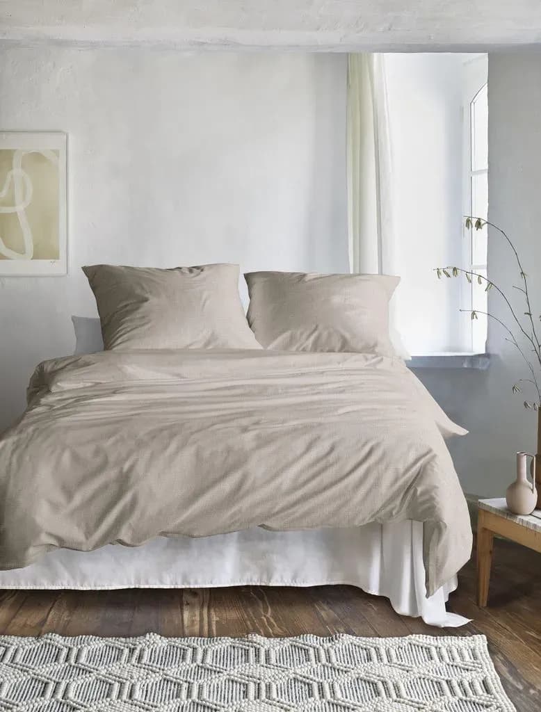 Lotus Tencel Beige 135 x 200 cm + 80 x 80 cm
