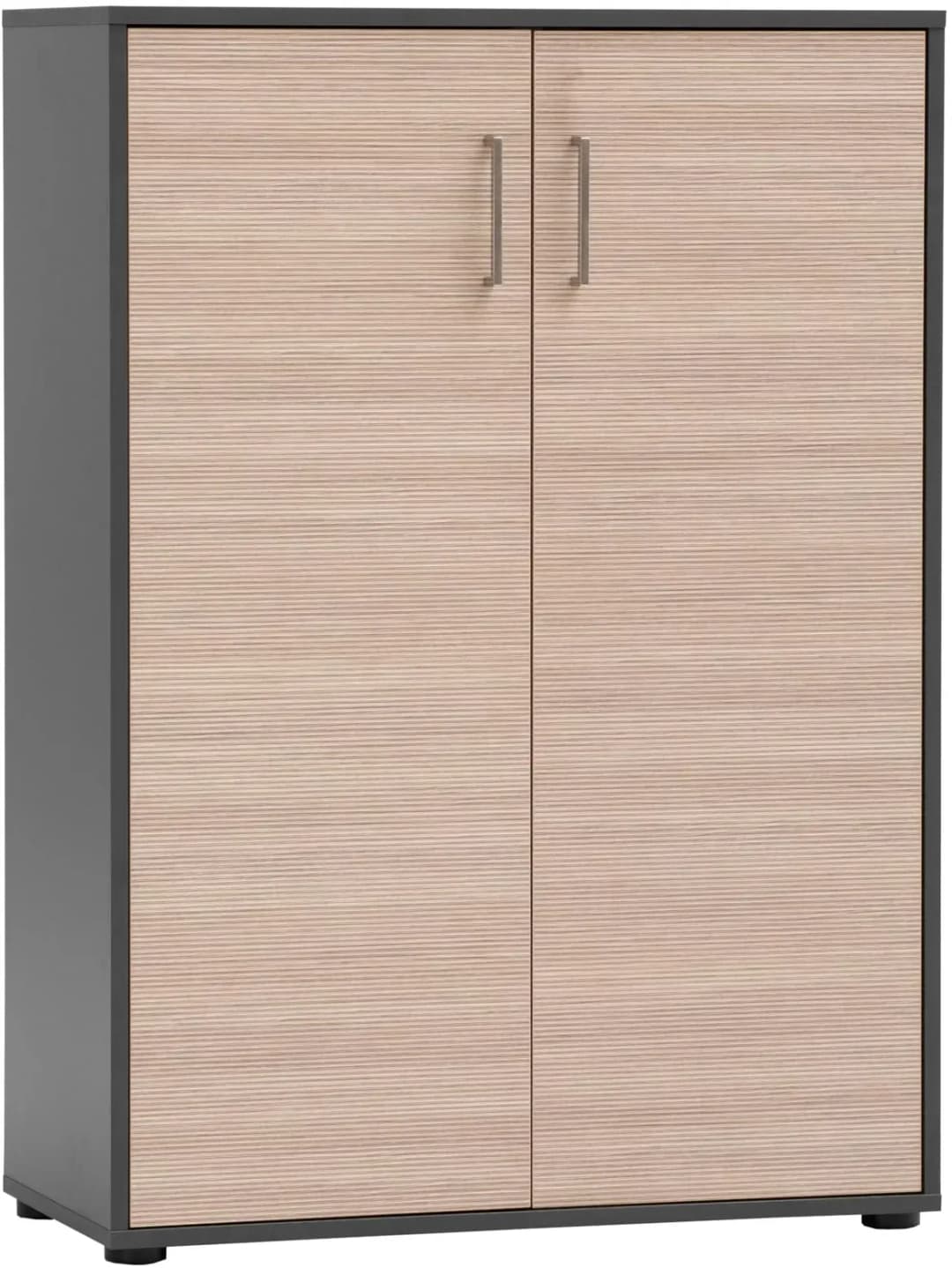 Metz Aktenschrank 80,1 x 38,2 x 113,4 cm Silber