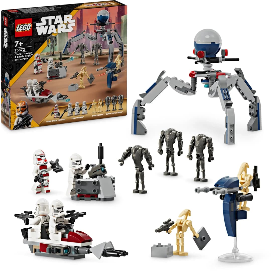 Star Wars Clone Trooper & Battle Droid Battle Pack 75372