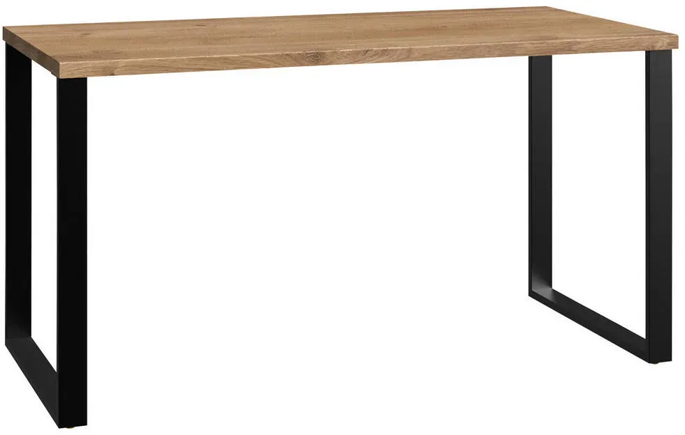 Schreibtisch Liverpool Plankeneiche Nachbildung / Braun