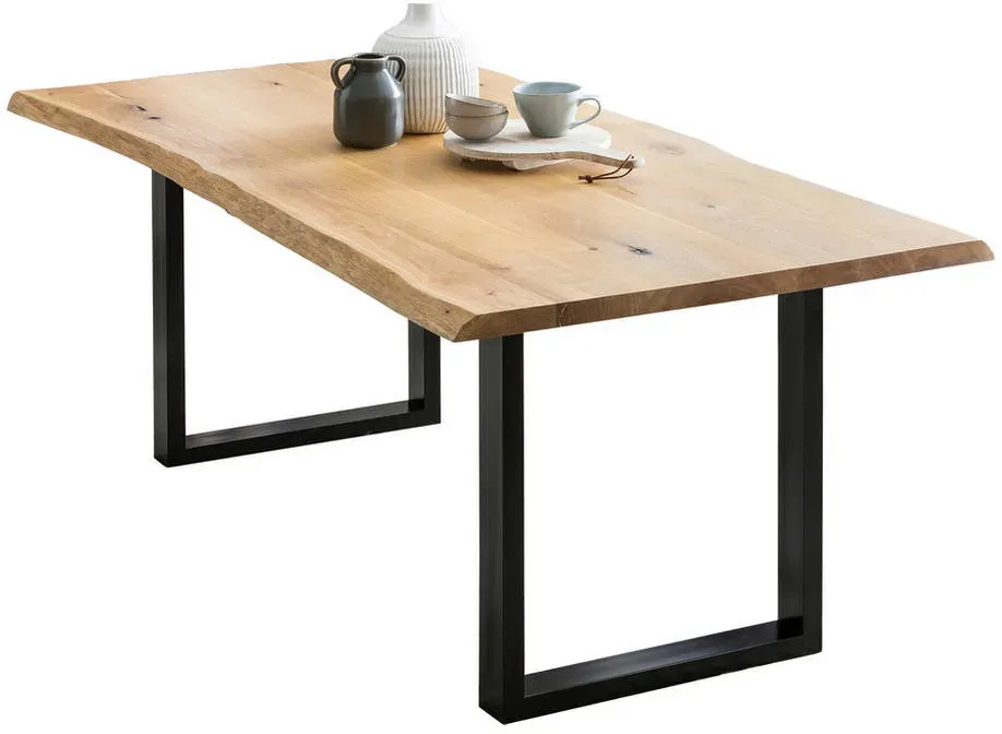 Esstisch 160 x 75 x 90 cm schwarz