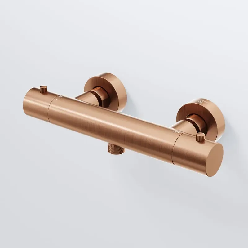 340 Aufputz-Duscharmatur mit Thermostat für 1 Verbraucher Kupfer 3403200 BC