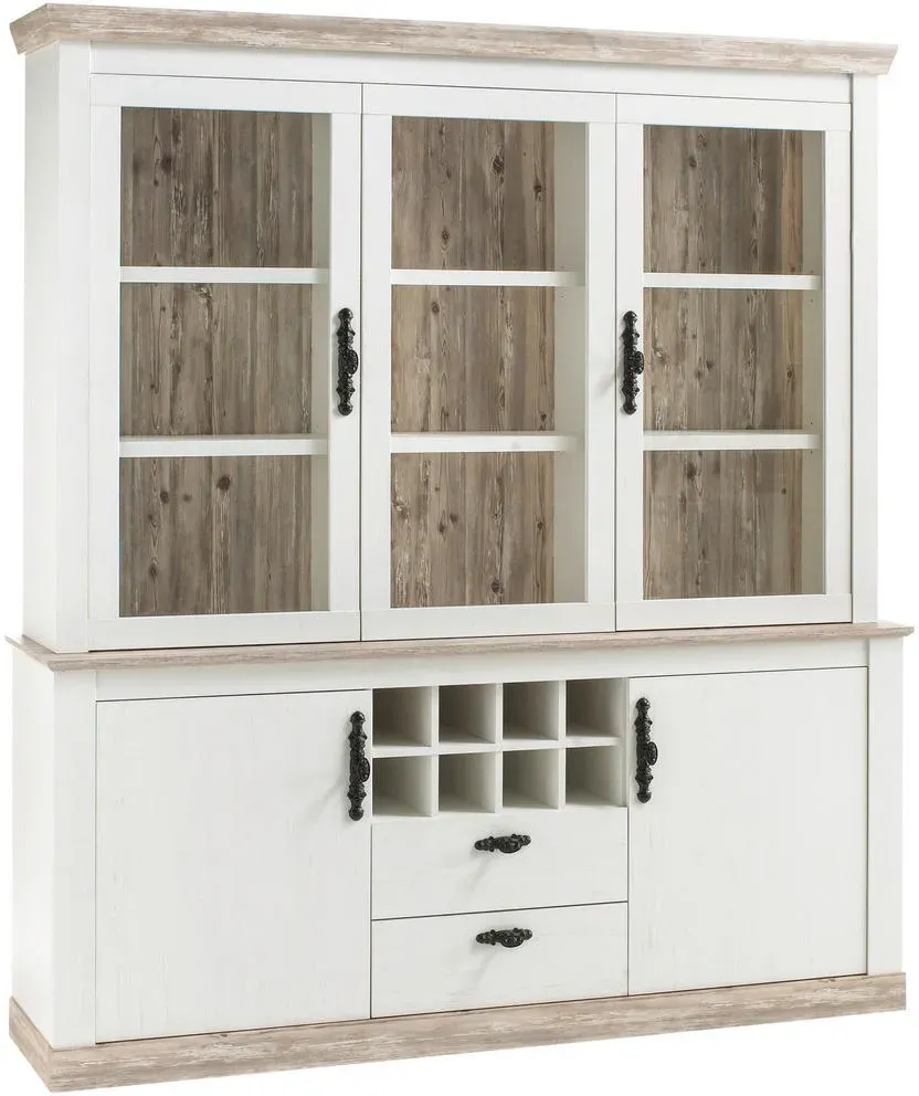 Buffet Florenz 184 x 44 x 205 cm Weiß