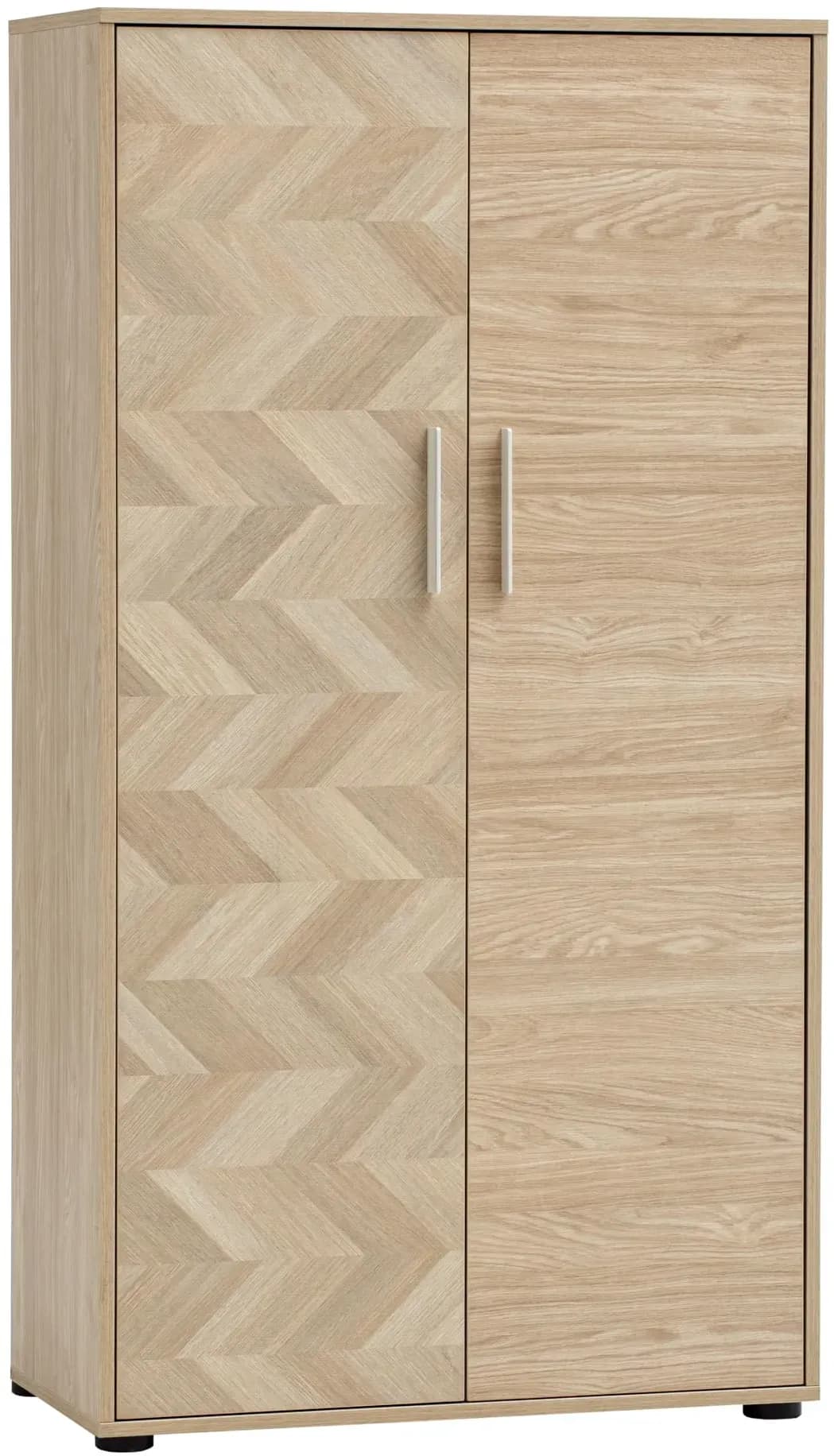 Arezzo Aktenschrank 80,1 x 38,2 x 150 cm schwarz