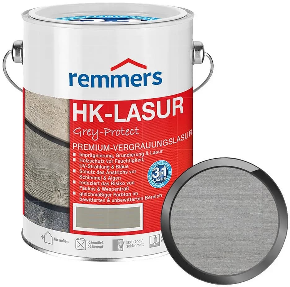 HK-Lasur 5 l platingrau