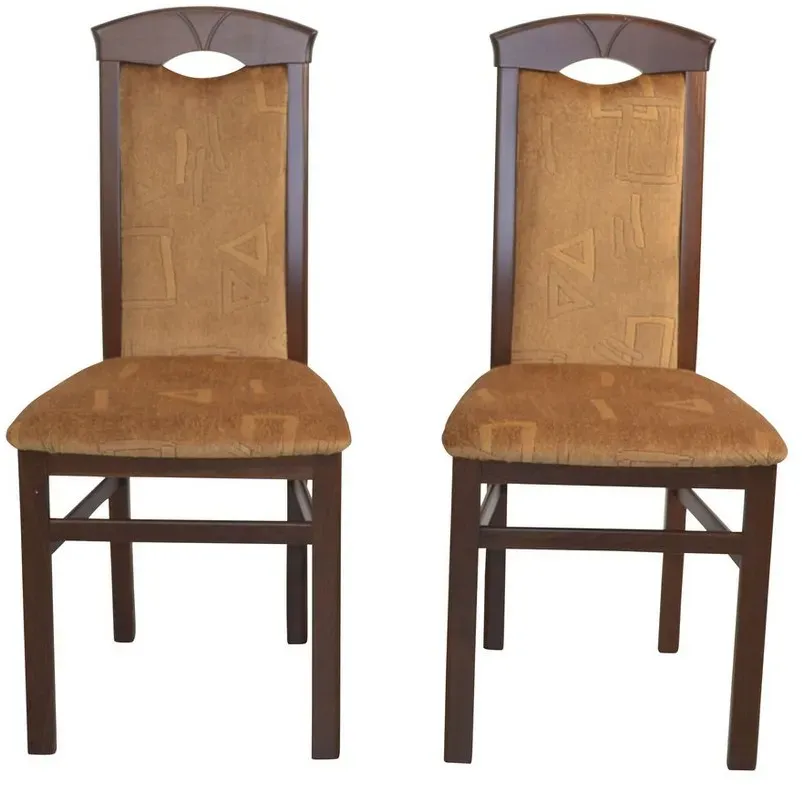 Esszimmerstuhl gepolstert beige 2er Set