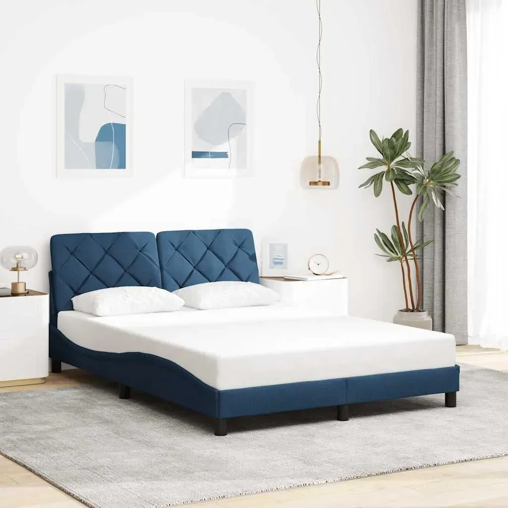 Bettgestell 140 x 200 cm Blau
