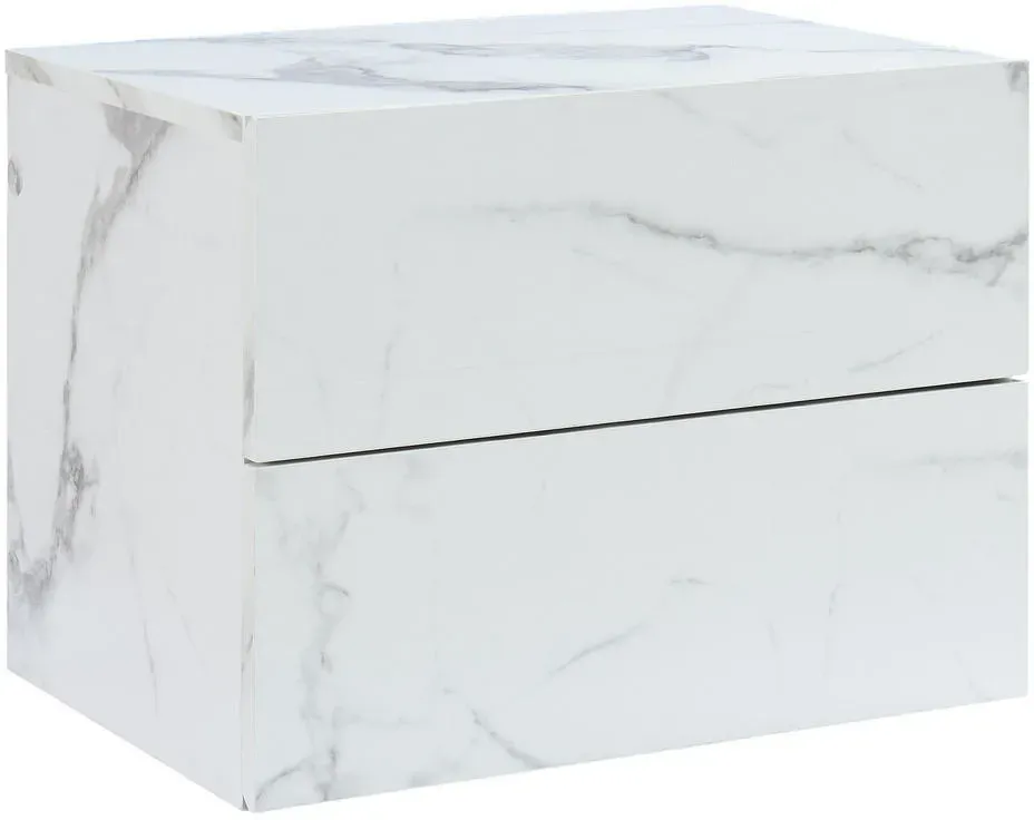 Hängeschrank Ampfing 40 x 29 x 30 cm Weiß