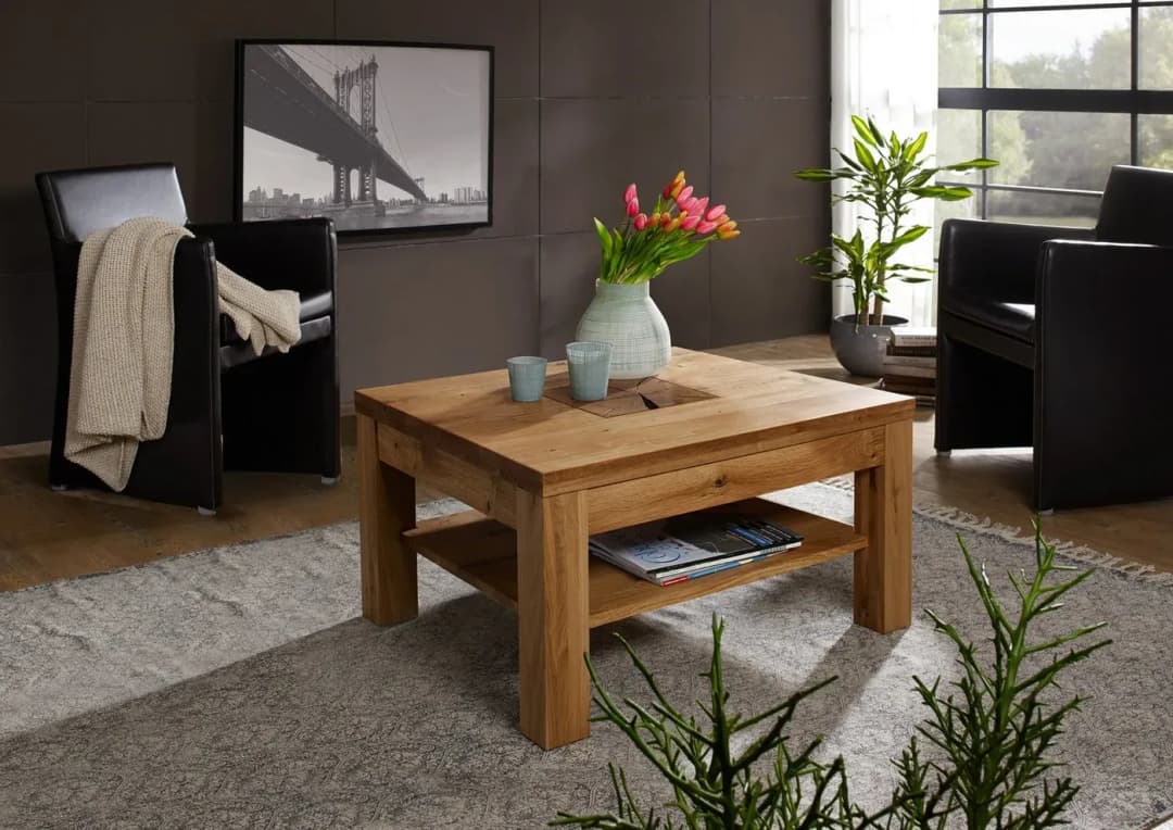 Cosma Grau Wildeiche 70 x 45 x 70 cm