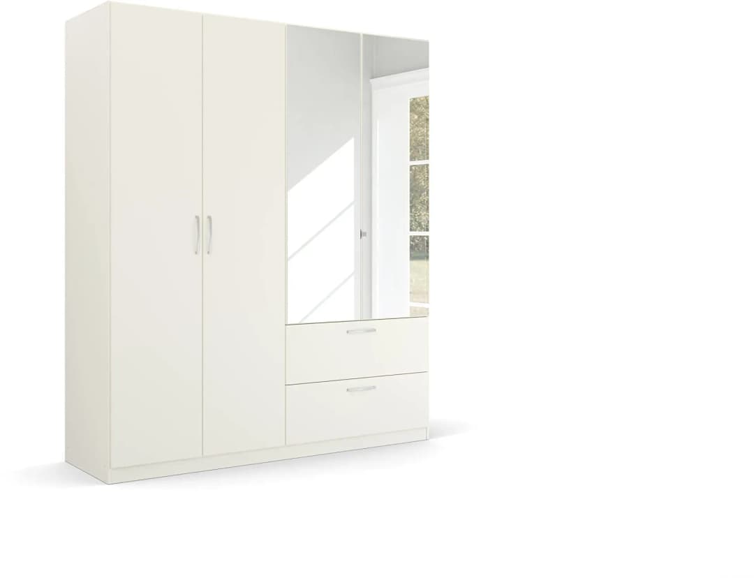 Drehtürenschrank Pure by Quadra Spin 181 x 210 x 54 cm Weiß