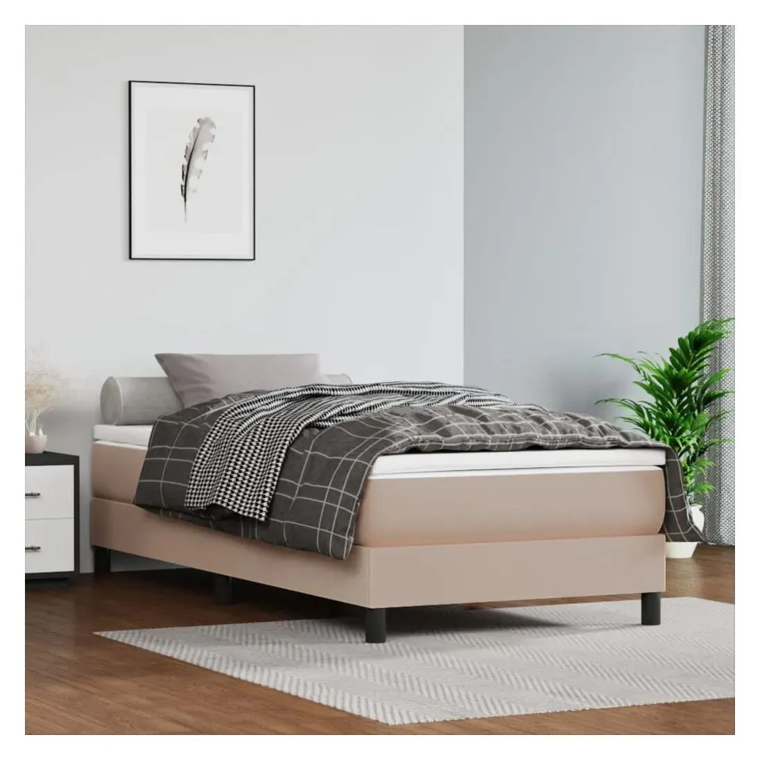 Boxspringbett 90 x 200 cm Braun