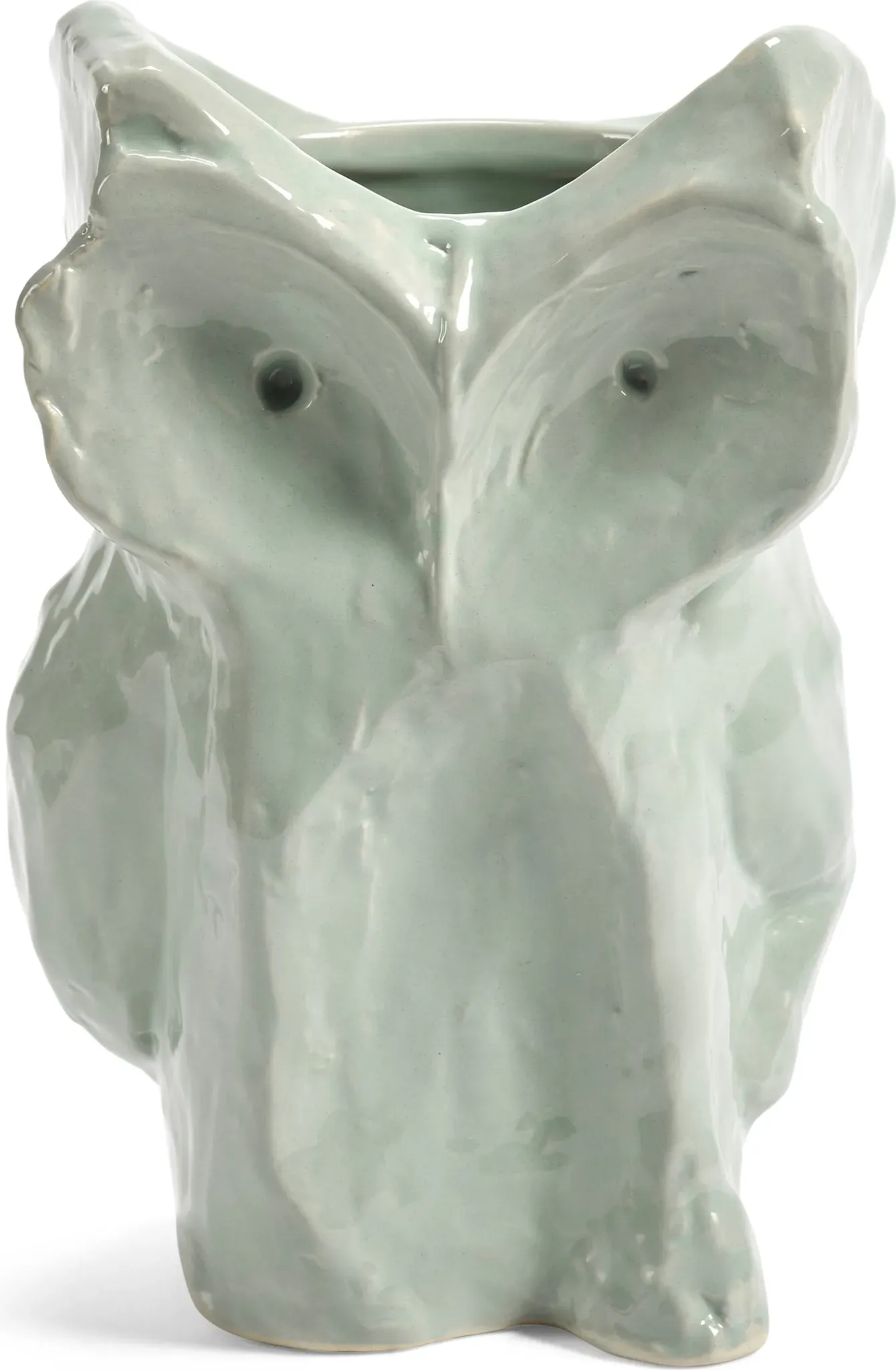 - After Midnight Vase Owl, S, hellblau