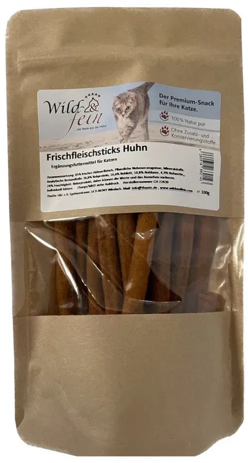 Frischfleischsticks Huhn 100 g