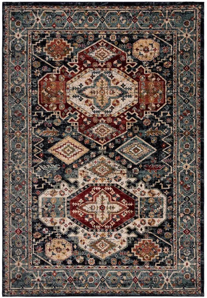 Kurzflorteppich 80 x 150 cm Blau