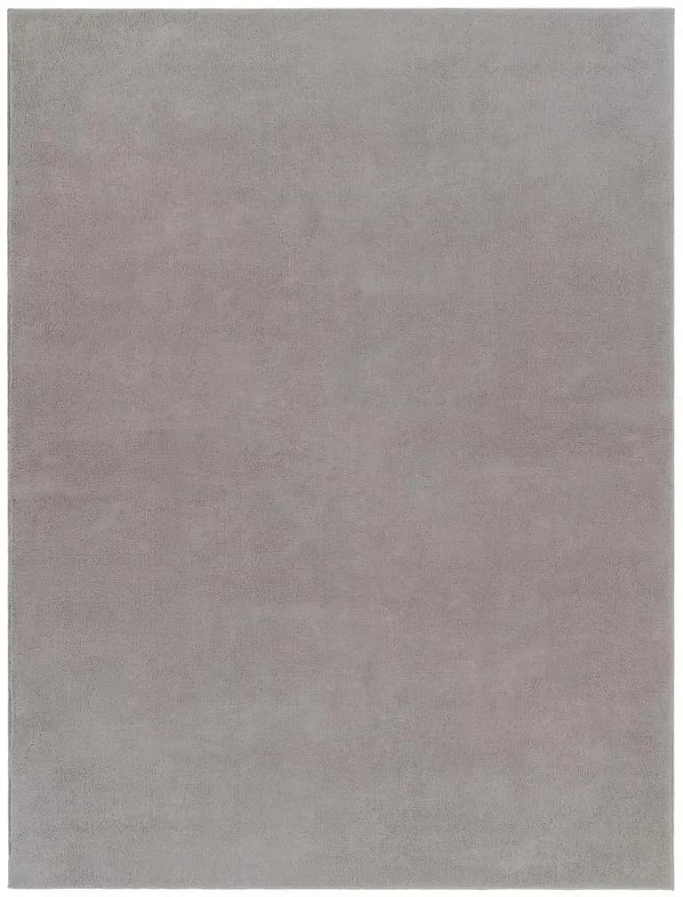 Kurzflorteppich 140 x 200 cm Grau