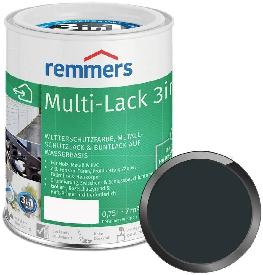 Multi-Lack 3in1 0,75 Liter grau