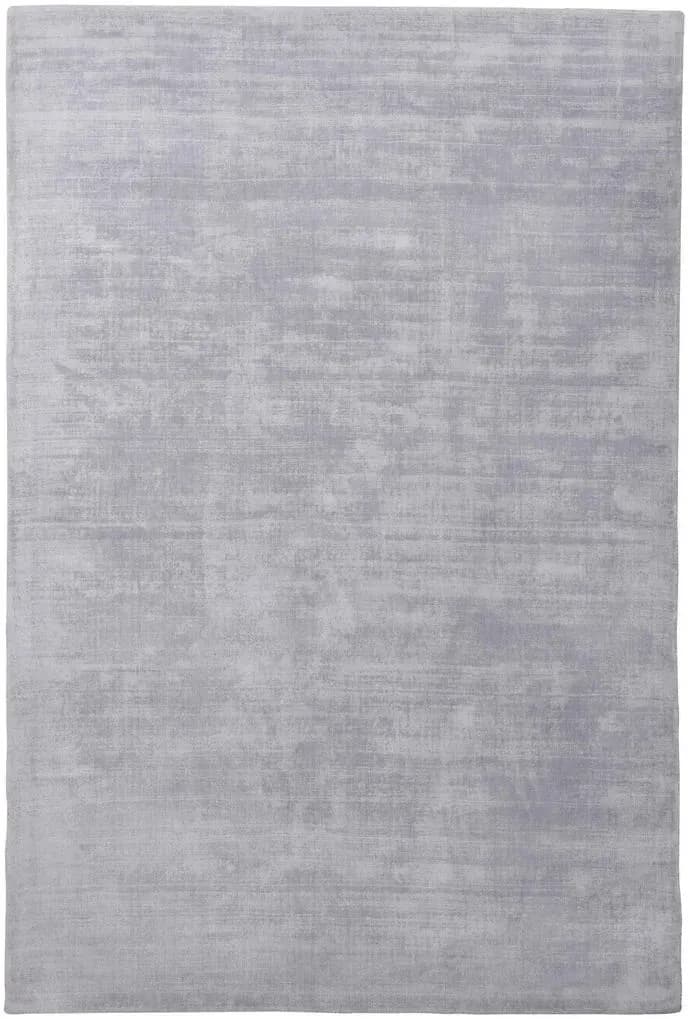 Shine uni Kurzflorteppich 65 x 135 cm hellgrau