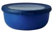 Frischhaltedose Cirqula rund blau 0,75 l