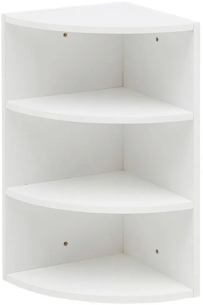 Eckregal 30 x 60 x 30 cm Weiß