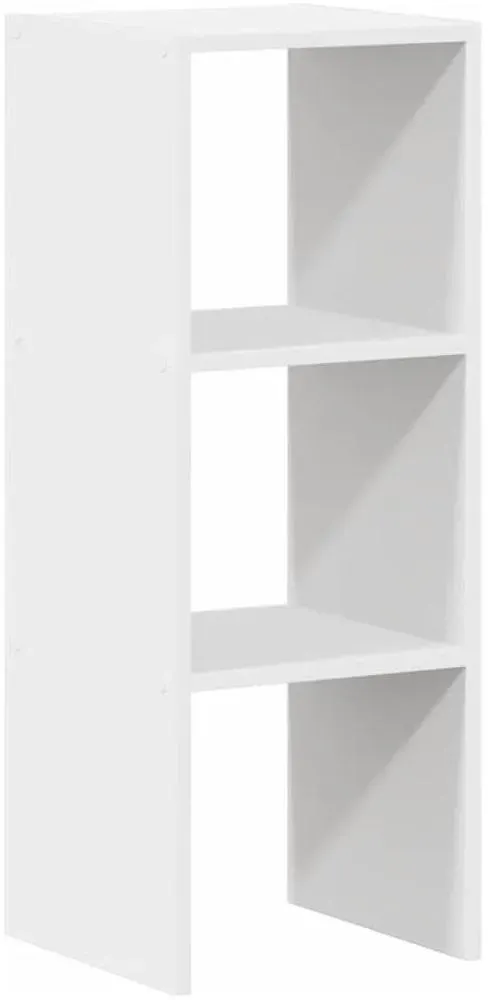 Bücherregal Stapelbar 30 x 30 x 80 cm Weiß