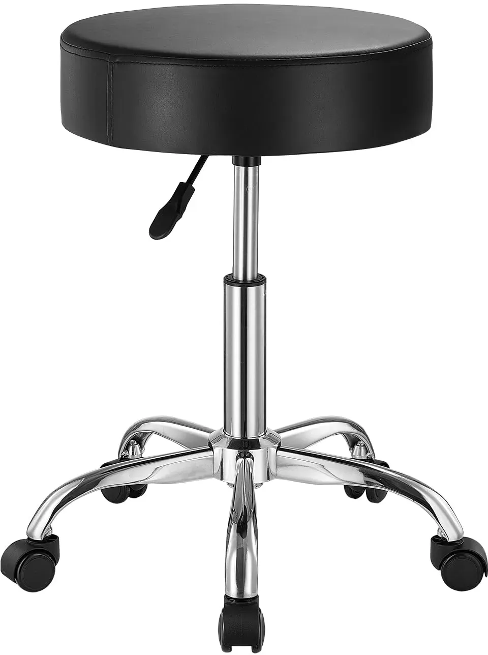 Sattelhocker PU-Leder Schwarz